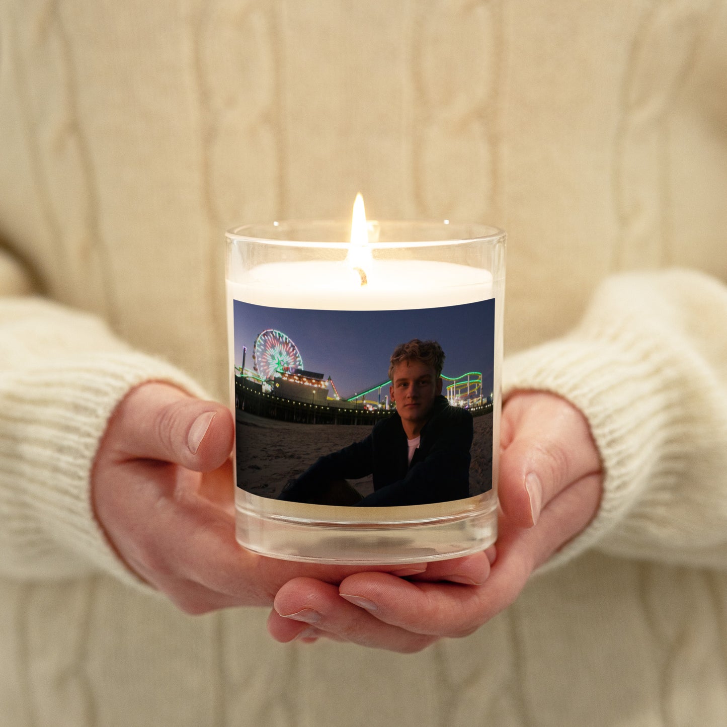 ME ON A CANDLE!